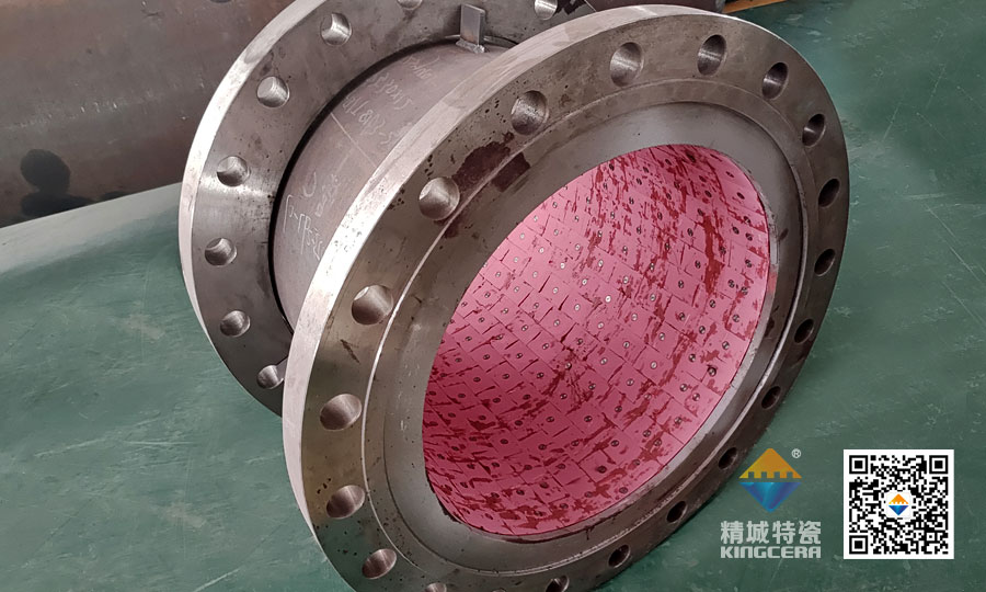 湖南欧博ABG耐磨陶瓷焊接受道