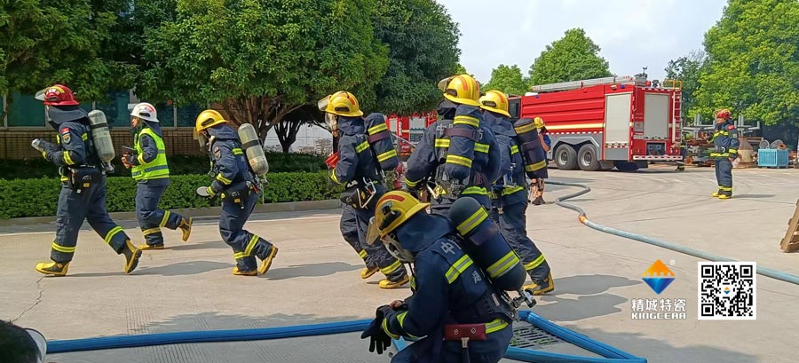 欧博ABG起劲配合消防联合演练，，，，，，，共筑清静生产防地